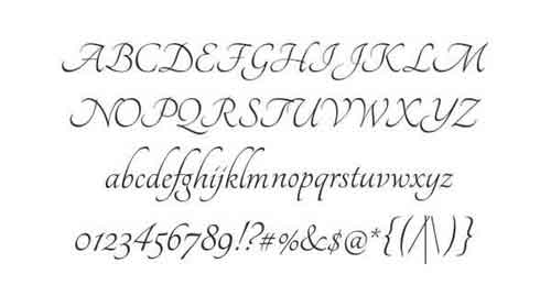 wedding font