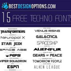 15 Sci-fi Fonts for Designing Movie Posters