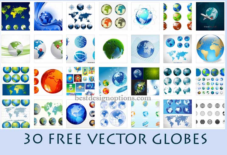 vector globe