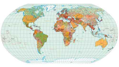 Vector World Map Files for Free Download