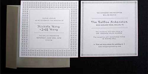 wedding invitation examples