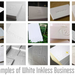 37 Examples of Clean Business Card Designs in White