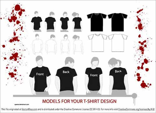 t-shirt design templates