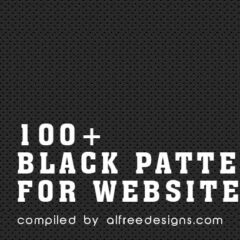 100+ Black Patterns Great as Web Backgrounds