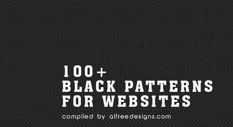Black Patterns for Web Background and Textures You Should Collect