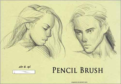 free pencil brush photoshop