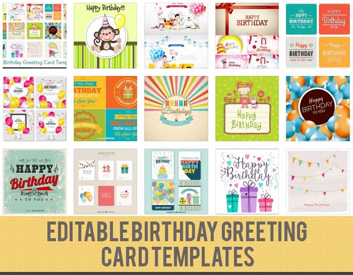 Birthday Card Template 15 Free Editable Files To Download