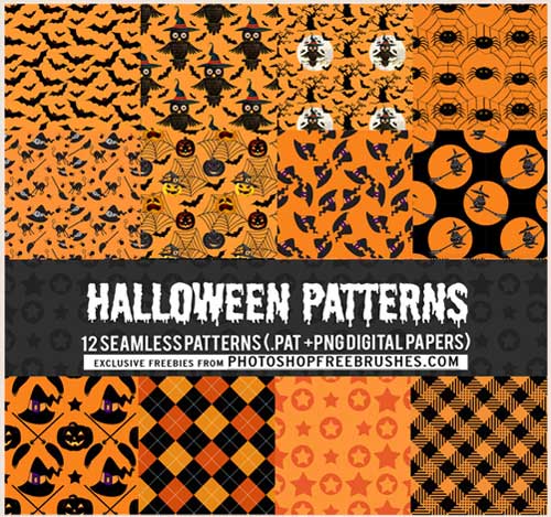 Halloween Background: 200 Free Seamless Patterns