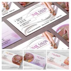 4 Sets of Free Editable PSD Business Card Templates