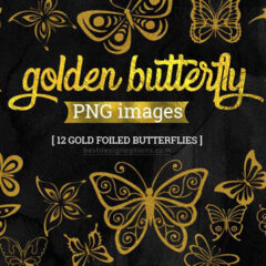 12 Free Butterfly Photoshop Brushes + PNG Images