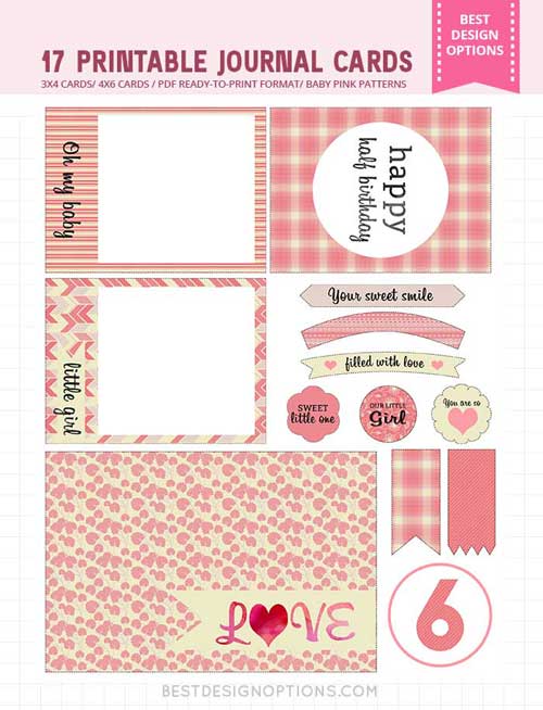 baby girl cards