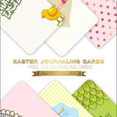 Free Printables: 6 Cute Easter Journaling Cards