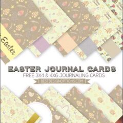 Free Easter Cards for Journaling Plus Gift Tags