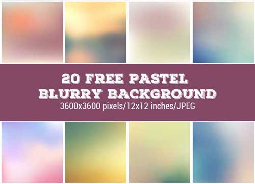 blurred backgrounds