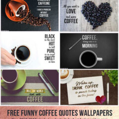 6 Exclusive Funny Coffee Quotes Wallpapers
