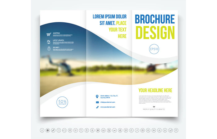 Tri Fold Brochure Template Indesign Free Download from allfreedesigns.com