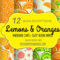 Freebies: Fruity Background Patterns Featuring Lemons and Oranges