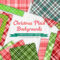 24 Free Christmas Plaid Patterns and Digital Papers
