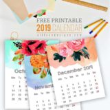 free mini calendar 2017