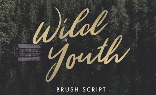 paint brush font