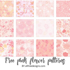 400+ Free Flower Patterns and Swirls Backgrounds for Photoshop