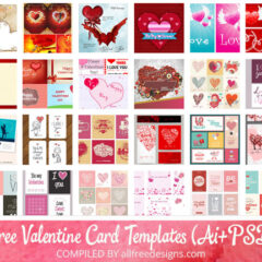 100+ Free Editable Valentine Card Templates in Vector and PSD Formats
