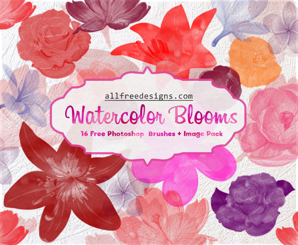 watercolor flower brushes