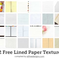 32 High-Quality Lined Paper Textures to Download Free