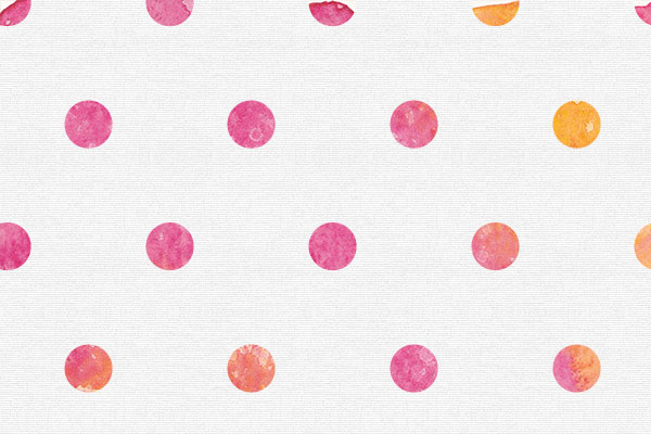 pink polka dots patterns