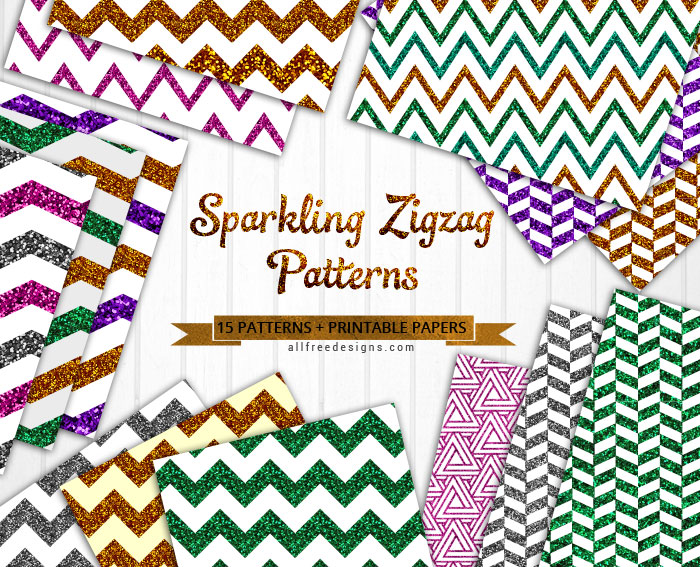 sparkling zigzag backgrounds