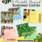 8 Free Printable Tropical Summer Cards Great for Scrapbooks