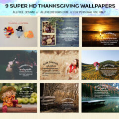 9 Free Super HD Thanksgiving Quotes Wallpaper Designs