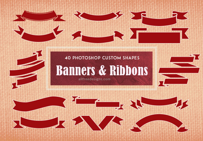 photoshop banner shapes free download