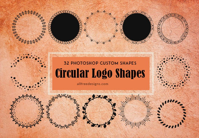 round logo shape templates