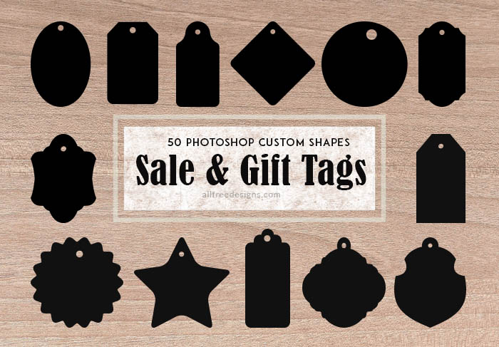 sale tag shapes