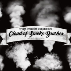 12 Free Smoke Cloud Brushes for Photoshop