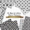 Create Timeless Charm in Your Designs with Black-White Retro Patterns