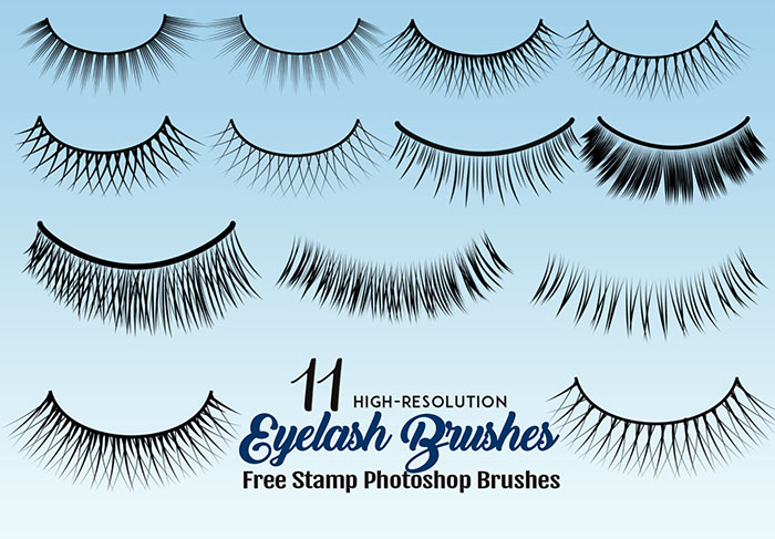 eyelash photoshop brushes