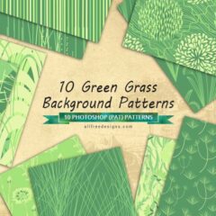 Green Grass Patterns: 10 Seamless Backgrounds for Spring and Summer Designs