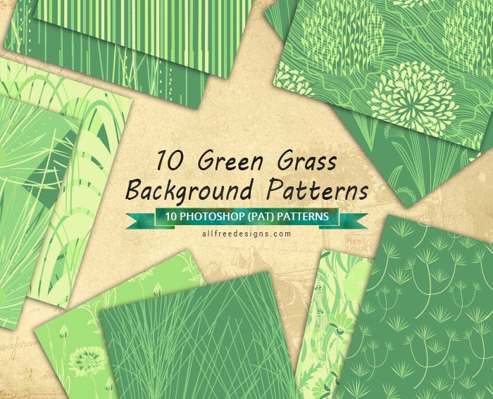 Green Grass Patterns: 10 Free Seamless Backgrounds