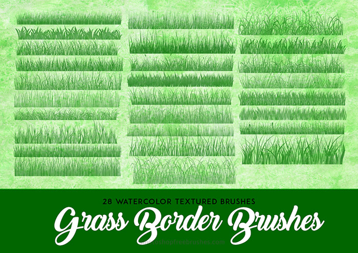 grass border brushes