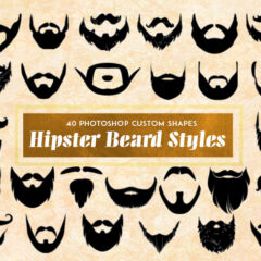 Embrace Hipster Coolness with These Hipster Beard Style Custom Shapes