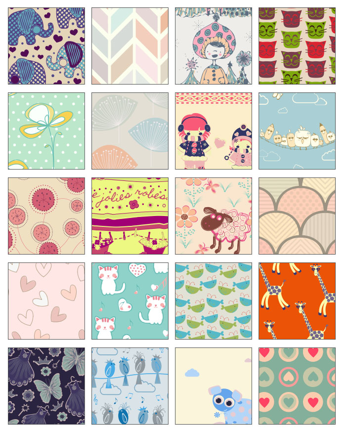 kids pattern backgrounds