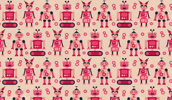 pink kiddie background pattern
