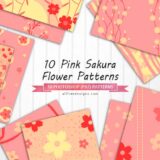 Make Elegant and Dainty Designs with Pink Sakura Flower Patterns