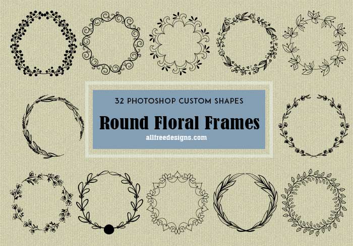 photoshop frame shapes free download