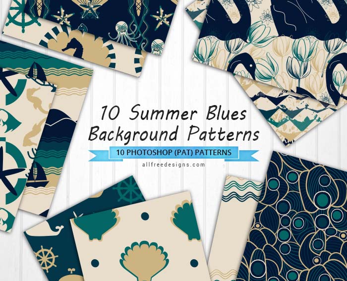 summer blues patterns