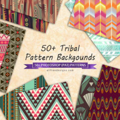 50+ Colorful Seamless Tribal Pattern Backgrounds