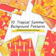 10 Bright and Sunny Tropical Summer Patterns for Your Seasonal Projects