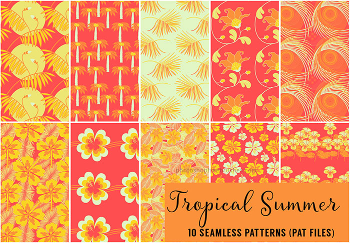 tropical summer patterns